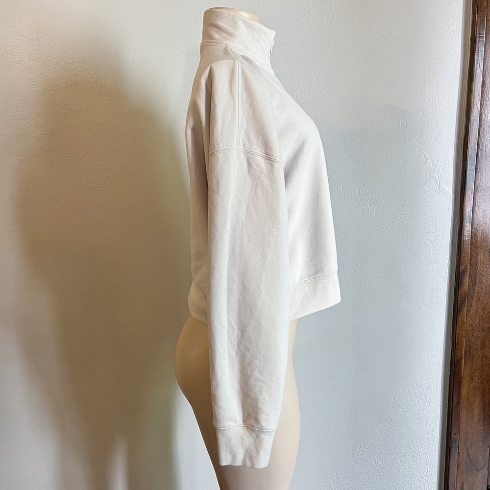 Fabletics Kat Half Zip Pullover Tapioca Sz Large - Picture 10 of 12
